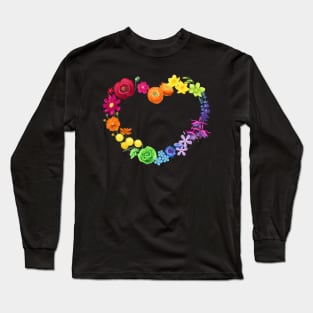 A rainbow of flowers for you Long Sleeve T-Shirt